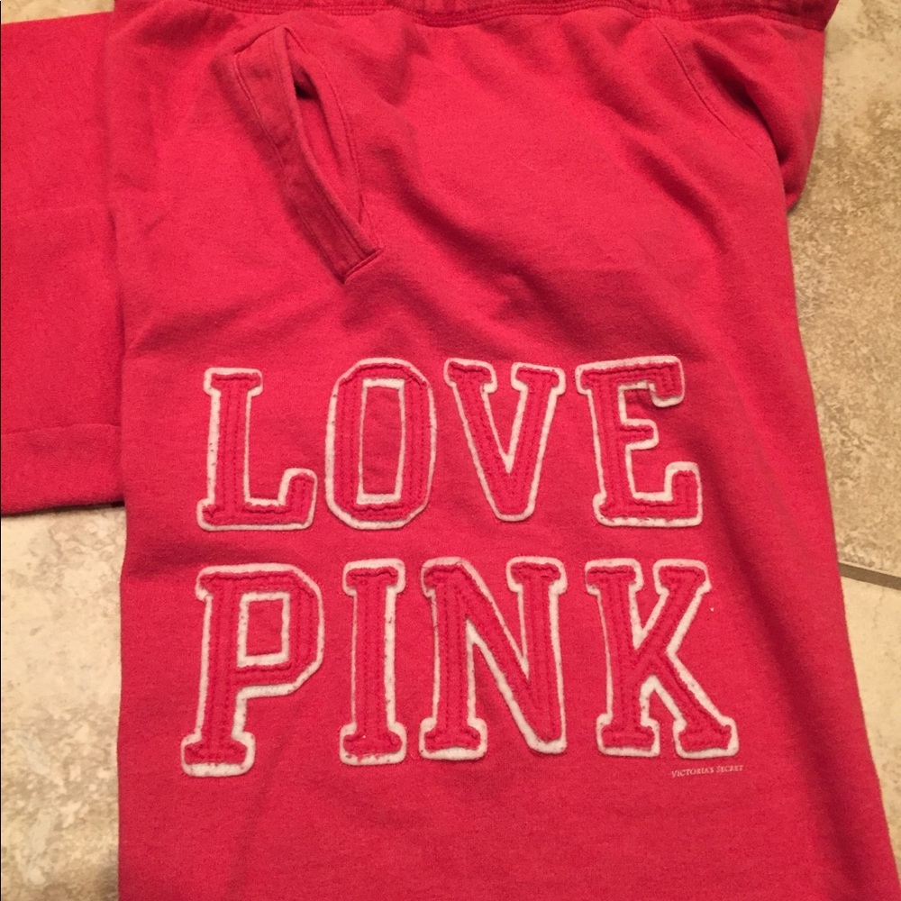 Red Victoria Secret Sweatpants